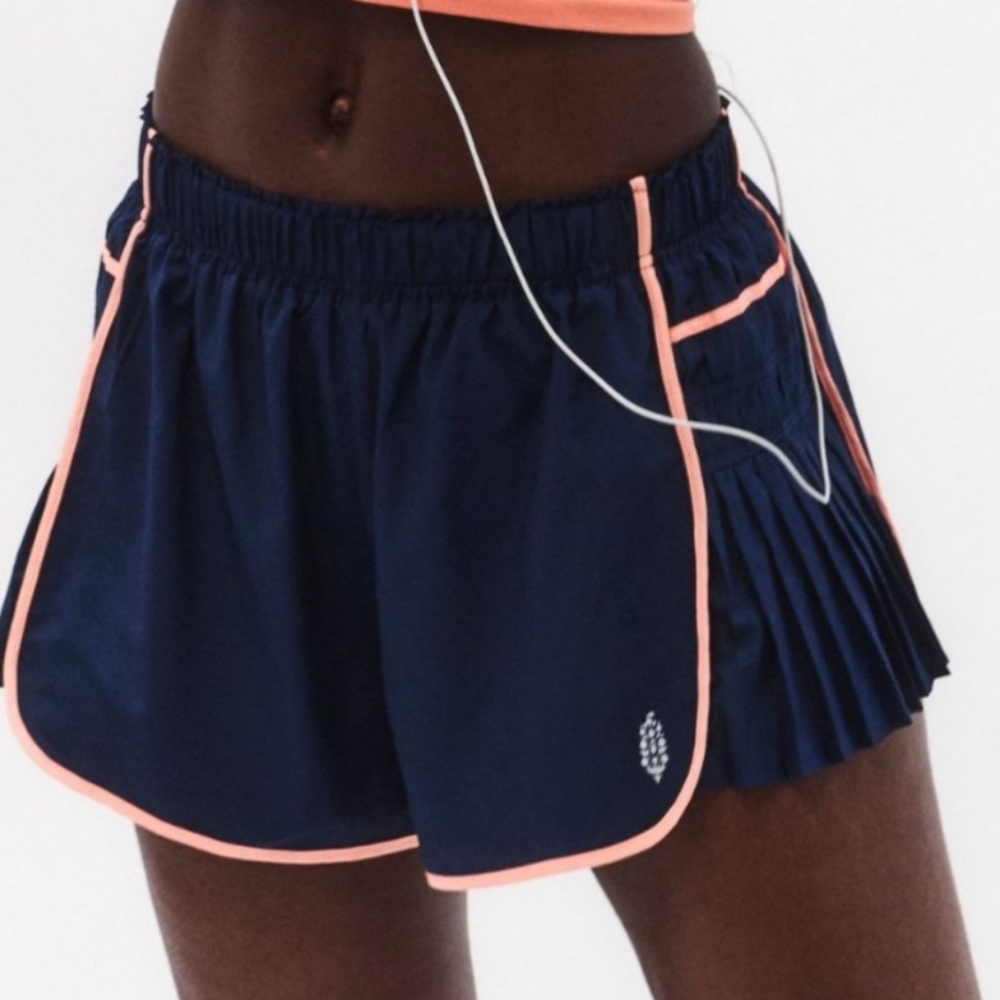 FP Movement by Free People Navy and Pink Athletic Shorts